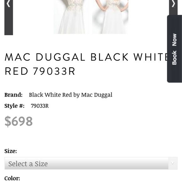 Brand New Ivory Macduggal Wedding Dress (size 4) - Picture 3 of 10